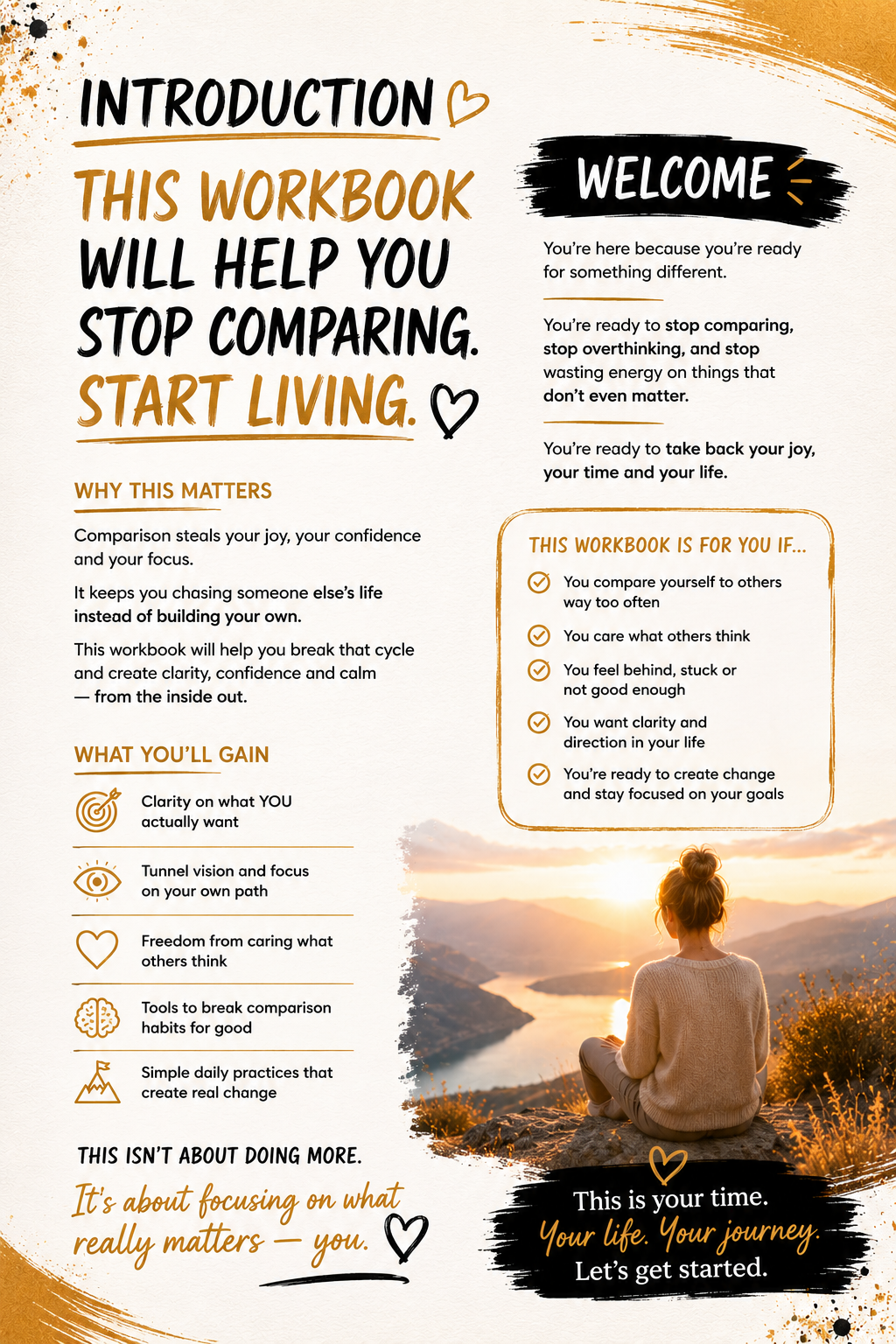 The Stop Caring Workbook™ Comparison Is The Thief Of Joy 35-Day Guided Behaviour Change Workbook - Image 2